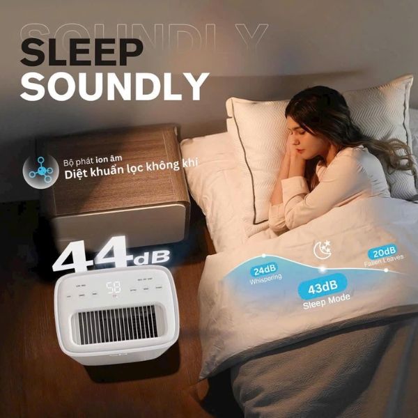 Máy hút ẩm Steiger STG 836DW 36L/ngày hoạt động êm ái, cho giấc ngủ ngon