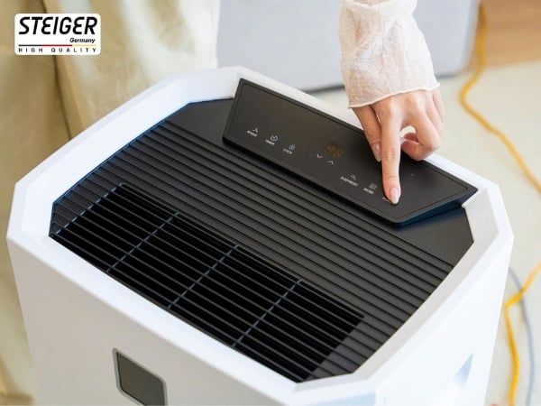 Máy hút ẩm Steiger STG 855DW 55L Đảm Bảo Sức Khỏe Người Dùng và Bảo Quản Đồ Vật Trong Nhà