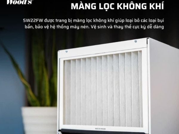 Máy hút ẩm Woods lọc khí hiệu quả