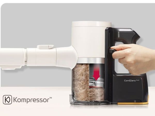 Máy hút bụi cầm tay LG A9T ULTRA Hoạt động mạnh mẽ lâu dài & Công nghệ Kompressor