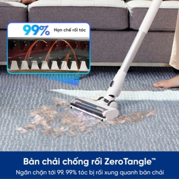 Máy hút bụi lau nhà cầm tay Tineco Switch S7 Công nghệ chống rối Zerotangle