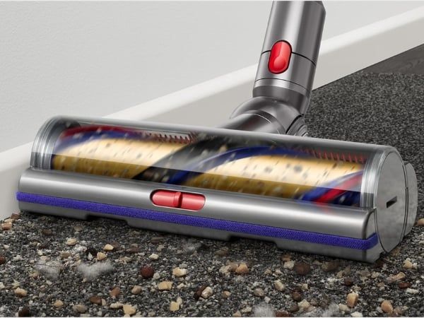 Máy hút bụi lau nhà Dyson V15s Detect Submarine Complete HEPA với Đầu làm sạch Digital Motorbar có cánh gạt gỡ rối