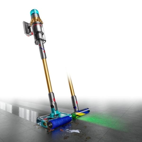 Máy hút bụi lau nhà Dyson V15s Detect Submarine Complete HEPA Rửa sàn cứng bằng nước sạch từ đầu đến cuối