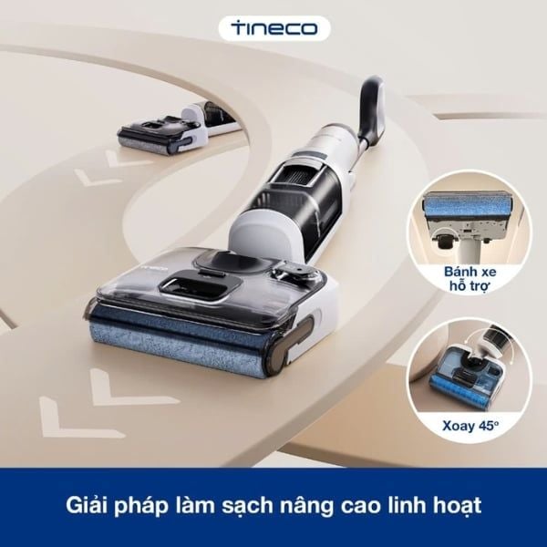 Máy hút bụi lau nhà Tineco S6 Stretch Pro Công Nghệ Lau Sàn Đỉnh Cao – Làm Sạch Sâu Và Khử Trùng Hiệu Quả