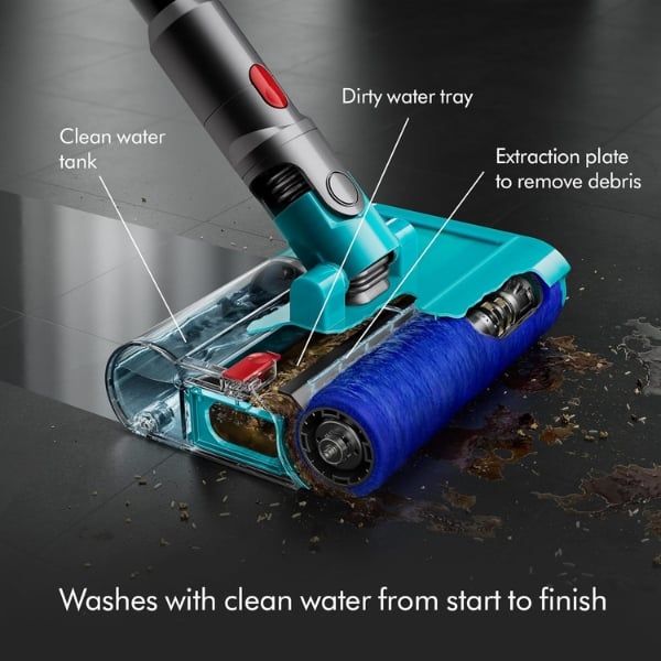 Máy hút bụi lau sàn Dyson V15s Detect Submarine Absolute Hệ thống lọc toàn bộ máy tiên tiến