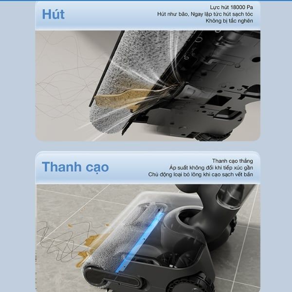 Máy hút bụi lau sàn Tineco Floor One S9 Artist GEN 2 Dung Tích Bình Chứa Lớn, Tách Biệt Nước Sạch & Nước Bẩn