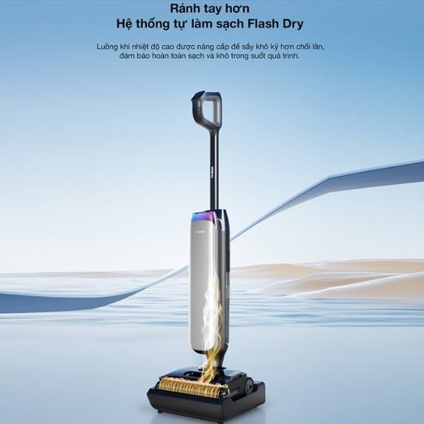 Máy hút bụi lau sàn Tineco Floor One S9 Artist GEN 2 Thiết kế xoay 90° cho chuyển động linh hoạt hơn