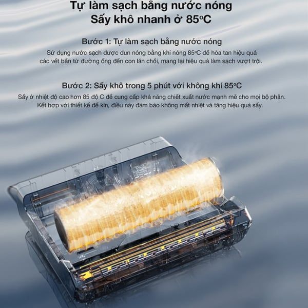 Máy hút bụi lau sàn Tineco Floor One S9 Artist GEN 2 Dung Tích Bình Chứa Lớn, Tách Biệt Nước Sạch & Nước Bẩn