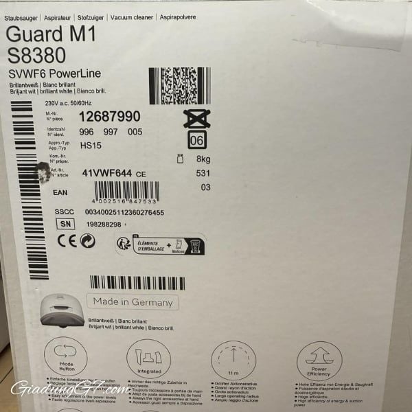 Máy hút bụi Miele Guard M1 S8380 - Made in Germany