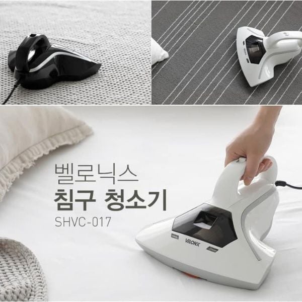 Máy hút bụi nệm giường Velonix SHVC-017 có 2 màu cho bạn chọn