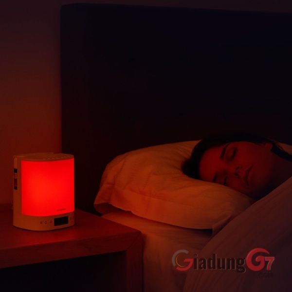 Máy khuếch tán tinh dầu Lanaform Wakeup Scents LA190202 mô phỏng ánh sáng giấc ngủ giúp bạn ngủ ngon hơn