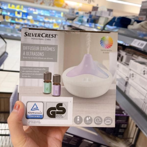 Máy khuếch tán tinh dầu Silvercrest Thay đổi màu sắc thời trang
