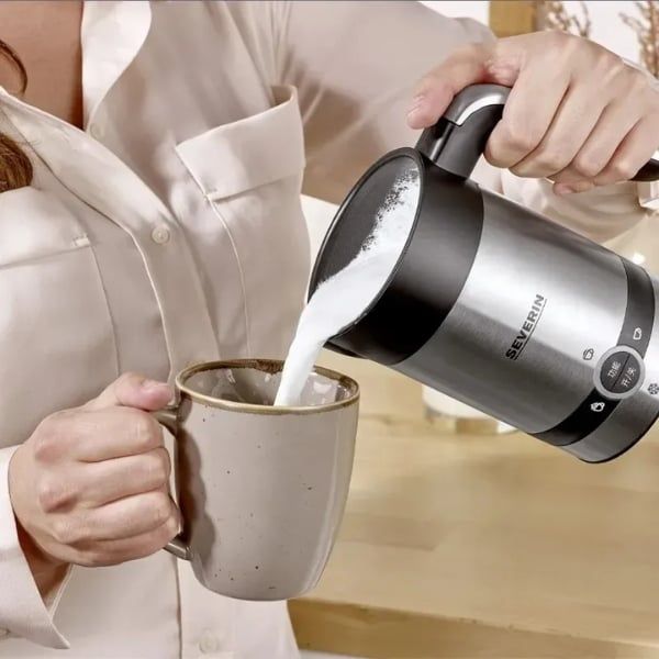 Máy tạo bọt sữa Severin SM3584 Thiết kế bằng thép không gỉ hấp dẫn và chất lượng cao