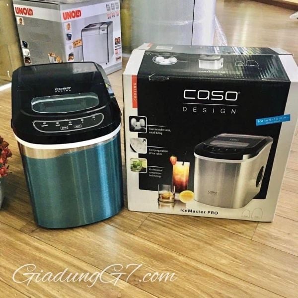 Máy làm đá Caso IceMaster Pro 3301 chuẩn bị đá viên nhanh chóng và có thể làm khoảng 12 kg trong 24 giờ.