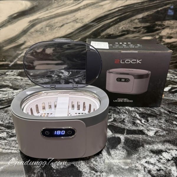 Máy làm sạch trang sức siêu âm 2Lock - Korea 5 chế độ làm sạch linh hoạt