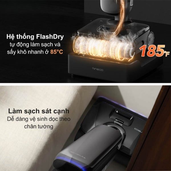 Máy hút bụi lau sàn Tineco Floor One S9 Artist GEN 2 FlashDry 85°C – Công Nghệ Làm Sạch & Sấy Khô Tự Động