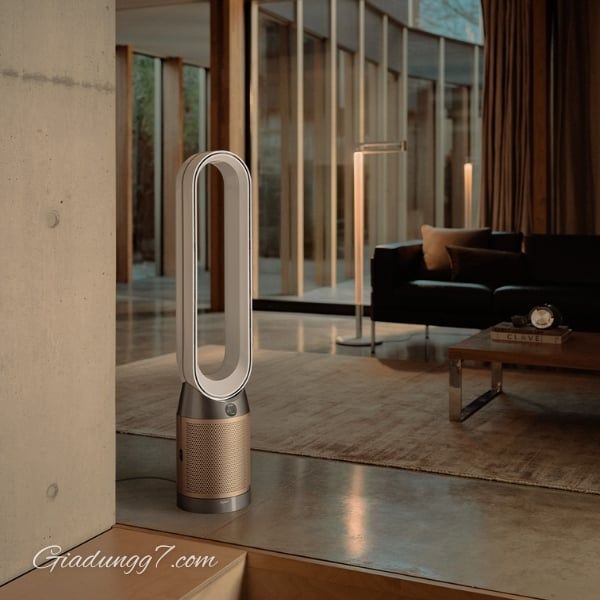 Máy lọc không khí Dyson TP12 Purifier Cool PC2 De-NOx Yên tĩnh, ngay cả khi hoạt động hết công suất