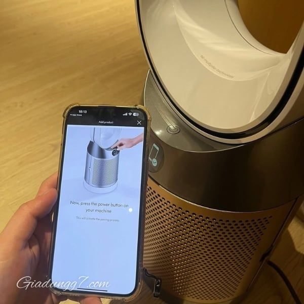 Máy lọc không khí Dyson TP12 Cảm biến và báo cáo tự động