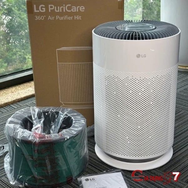Máy lọc không khí LG AS60GHBG0 màu Xanh với Hệ thống lọc đa màng