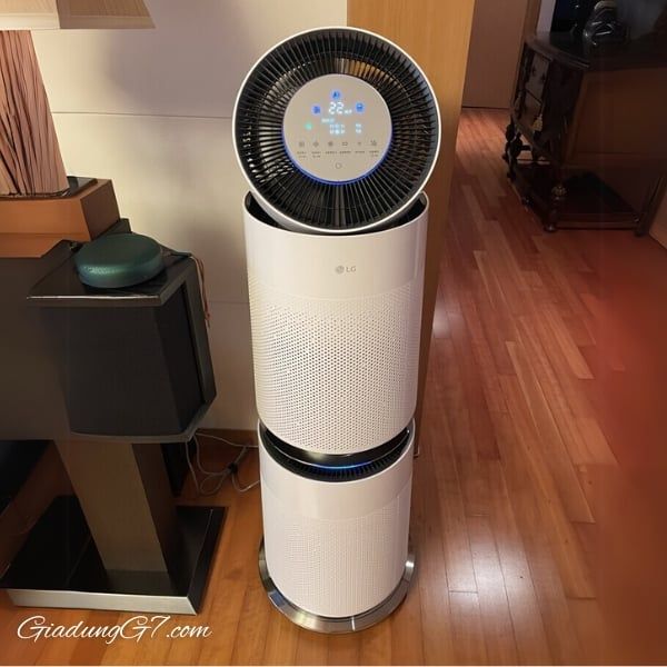 Máy lọc không khí 2 tầng LG PuriCare AS305DWWA 2 tầng Diện tích làm sạch được mở rộng