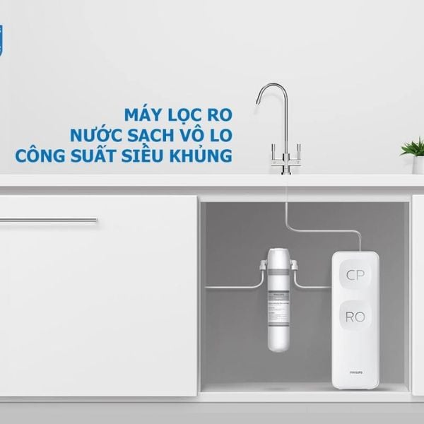 Máy lọc nước RO Philips AUT2015/74&nbsp;Hai Dòng Nước Đầu Ra Giúp Sử Dụng Nước Hiệu Quả