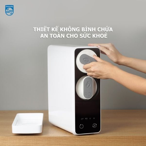 Máy lọc nước RO Philips AUT2015/74&nbsp;Đèn báo tuổi thọ bộ lọc nhắc nhở thay bộ lọc đúng hạn
