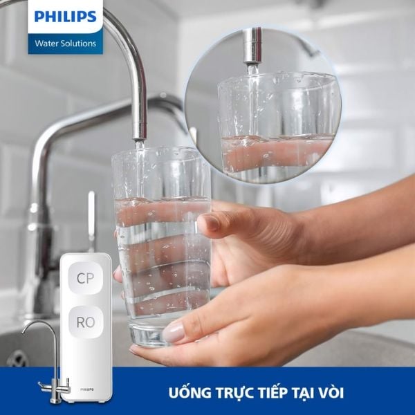 Máy lọc nước RO Philips AUT2015/74&nbsp;Thiết Kế Nhỏ Gọn và Thon Mảnh Vừa Vặn Cho Không Gian Nhỏ