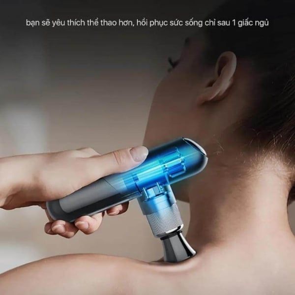Máy massage cầm tay Philips PPM7501 Cung cấp sóng xuyên thấu mạnh mẽ đồng thời tránh dị ứng da