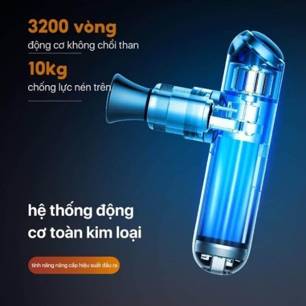 Máy massage cầm tay Philips PPM7501 Công suất cực lớn với thân máy siêu nhỏ gọn