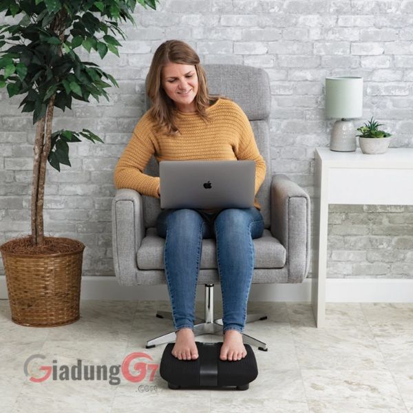 Máy massage chân HoMedics FMS-255H giúp giảm đau do viêm cân gan chân và đau dây thần kinh cũng như cải thiện lưu lượng máu