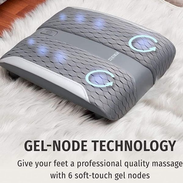 Máy massage chân Homedics FMS-273HJ Công nghệ massage Shiatsu Gel touch mô phỏng các thao tác của nghệ nhân massage