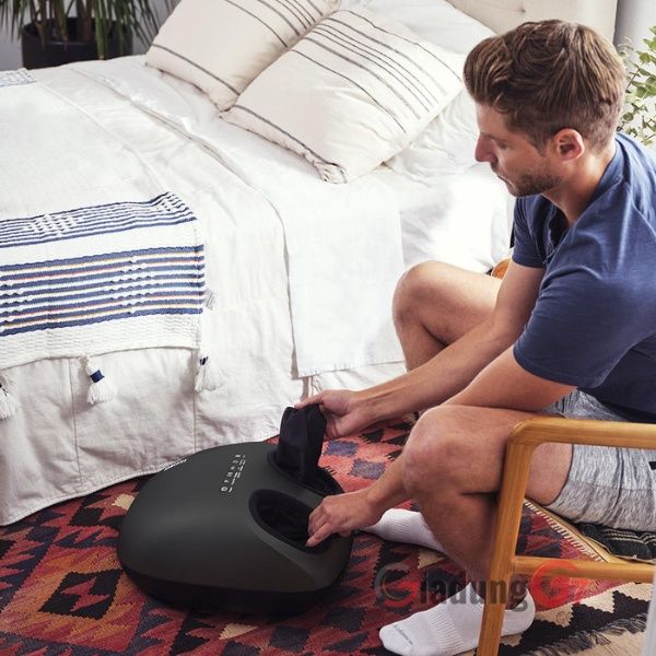 Máy massage chân Homedics FMS-360 với Miếng lót có thể tháo rời và giặt được