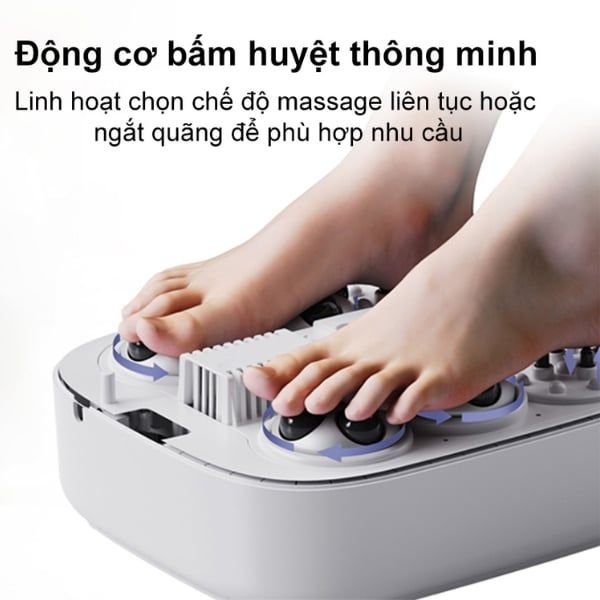 Máy massage chân Lumias LMF-01W Động cơ mang lại hiệu quả tốt