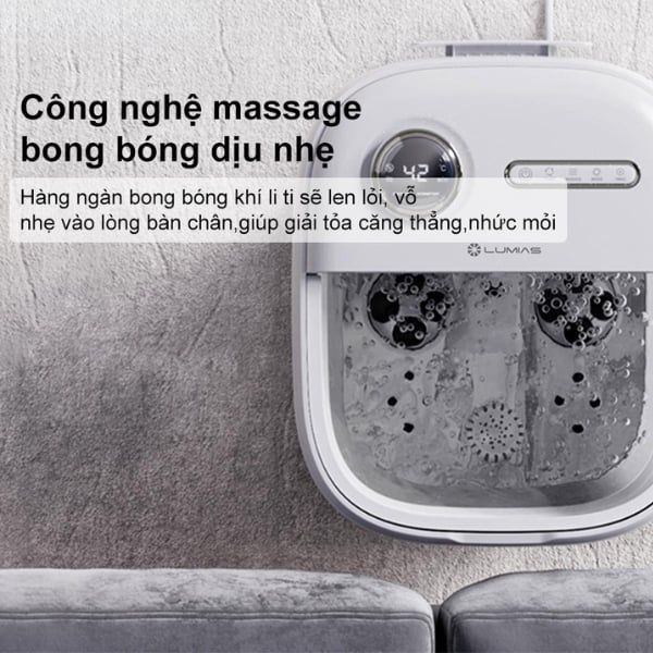 Máy massage chân Lumias LMF-01W Động cơ mang lại hiệu quả tốt