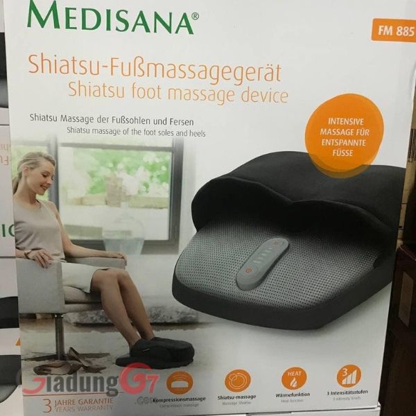 Hộp đựng của Máy massage chân Medisana FM885