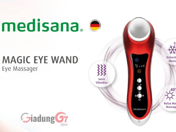 Máy massage mắt nóng lạnh Medisana ED211 - Lý tưởng để chống bọng mắt, mệt mỏi, khô, quầng thâm và ngăn ngừa nếp nhăn sớm hình thành quanh mắt