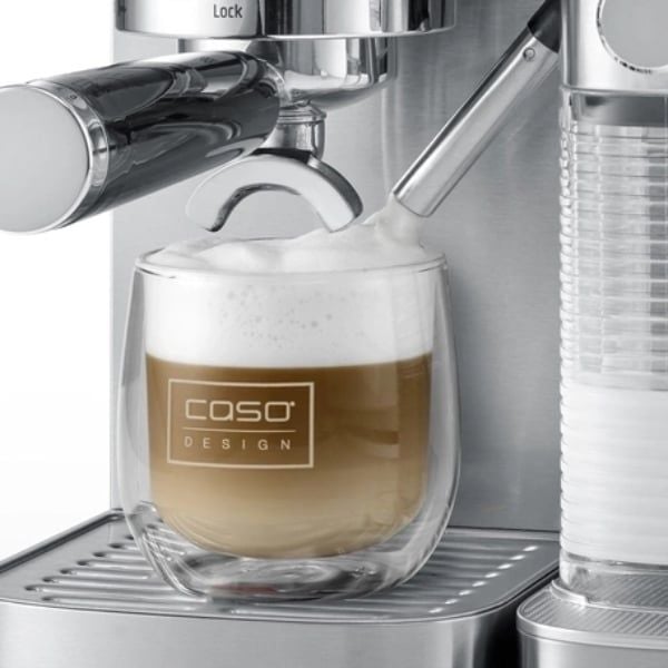 Máy pha cà phê Caso Espresso Gourmet Latte Cà phê đậm đà, bọt sữa mịn màng