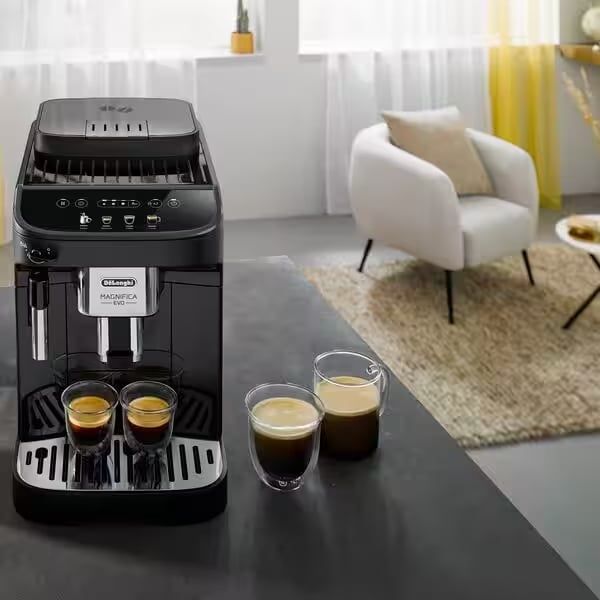 Máy pha cà phê De'Longhi Magnifica Evo ECAM 290.21.B màu đen Tạo ra đồ uống sữa và cà phê theo sở thích cá nhân từ hạt cà phê xay tươi