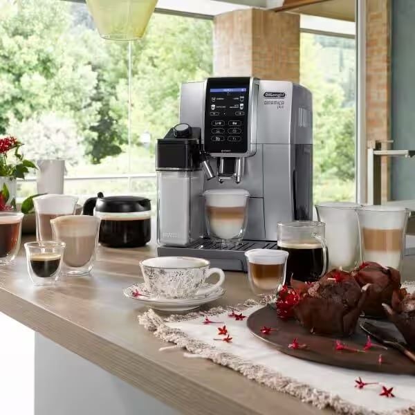 Máy pha cà phê Delonghi Dinamica Plus ECAM 370.95S màu bạc mang đến cho bạn trải nghiệm cà phê chất lượng cao