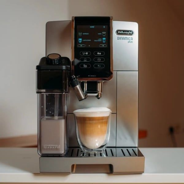 Máy pha cà phê DeLonghi Dinamica Plus ECAM 370.95S Pha cà phê hoàn toàn tự động – Thưởng thức dễ dàng chỉ với một lần chạm