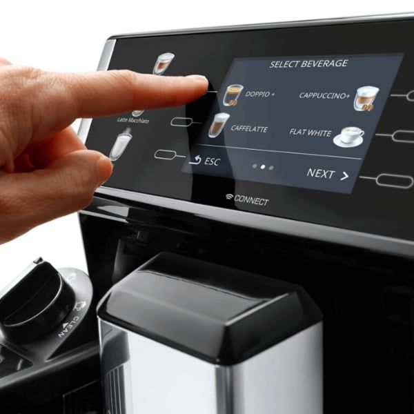 Máy pha cà phê Delonghi ECAM 550.65.SB Prima Donna Class Hoạt động trực quan nhờ màn hình màu