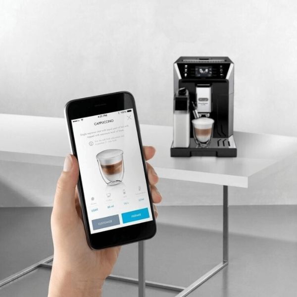 Máy pha cà phê Delonghi ECAM 550.65.SB Prima Donna Class Kiểm soát thông qua ứng dụng di động