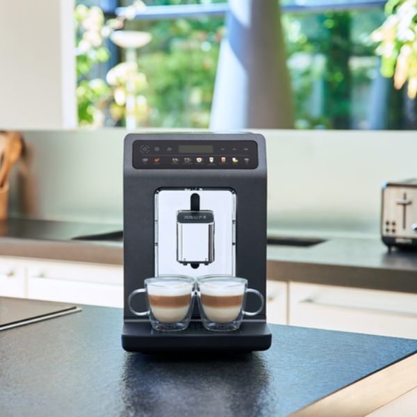 Máy pha cà phê Krups EA895N - Made in France có hệ thống sữa, máy pha cà phê, pha cà phê Cappuccino chỉ bằng một nút bấm