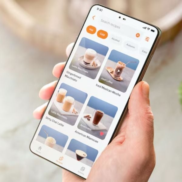 Máy pha cà phê Philips EP2334/10 Ứng dụng HomeID cung cấp hướng dẫn và nguồn cảm hứng đơn giản