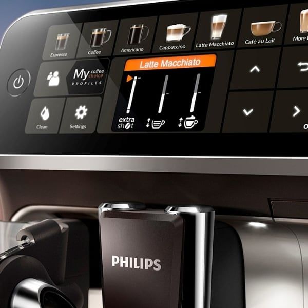 Máy pha cà phê Philips EP5447/90 Giao diện cảm ứng hiện đại, thao tác dễ dàng