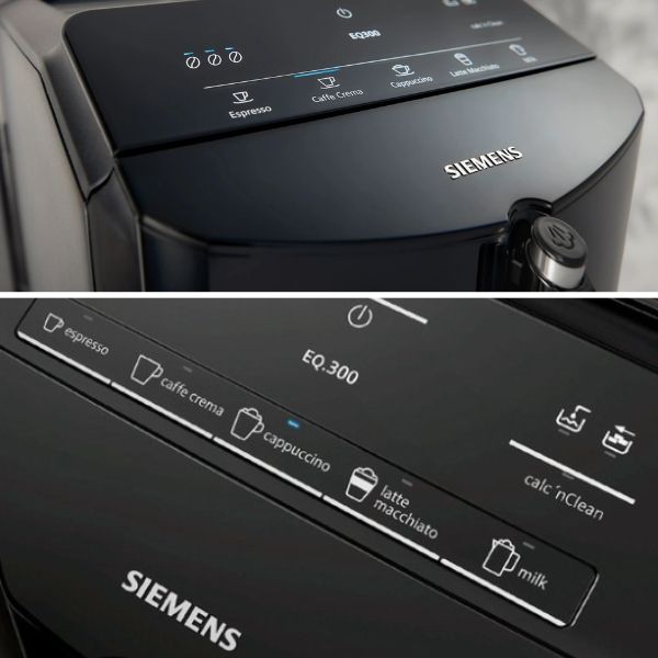 Bảng điều khiển coffeeDirect giúp việc vận hành máy Siemens này trở nên vô cùng dễ dàng.