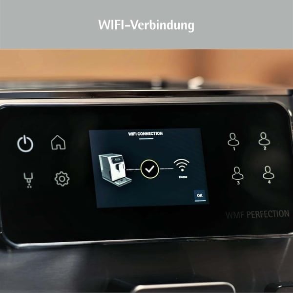 Máy pha cà phê WMF Perfection 680 CP814D10 Màn hình cảm ứng dễ sử dụng