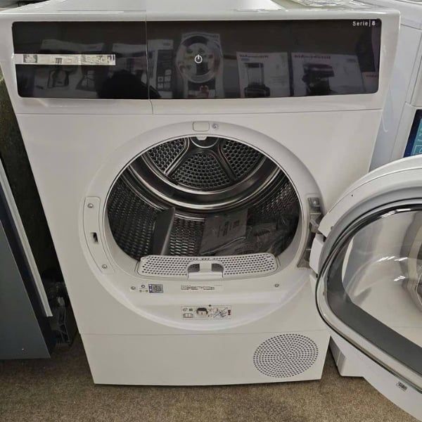 Máy sấy bơm nhiệt Bosch 9 kg WQB245B40 Series 8 Với công suất hoạt động 600W