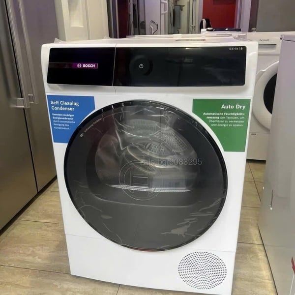 Máy sấy bơm nhiệt Bosch 9 kg WQB245B40 Series 8 Với công suất hoạt động 600W