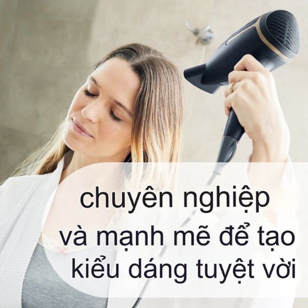 Máy sấy tóc Beurer HC25 tiết kiệm điện với cảm biến cảm ứng.